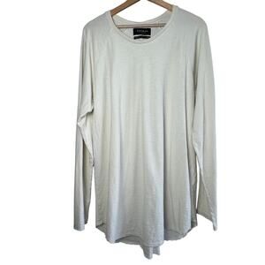 PacSun Cream Long Sleeve Shirt Size Large | Soft Lightweight Casual Basic Top